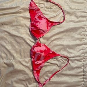 PINK TIE DYE BIKINI TOP